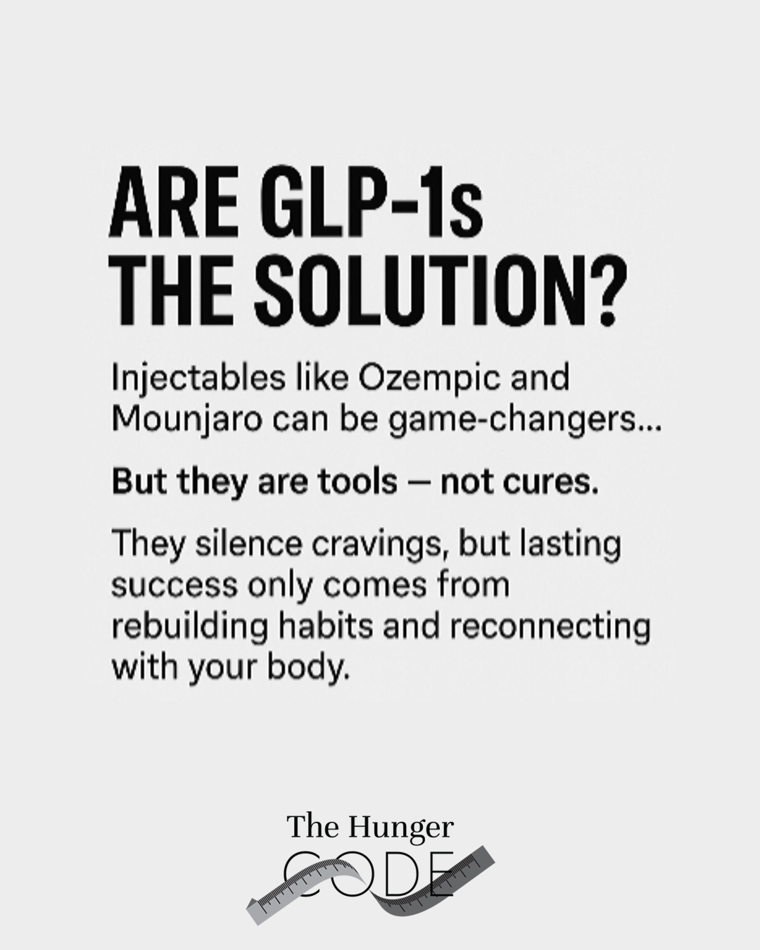 Are GLP - 1s The Solution?