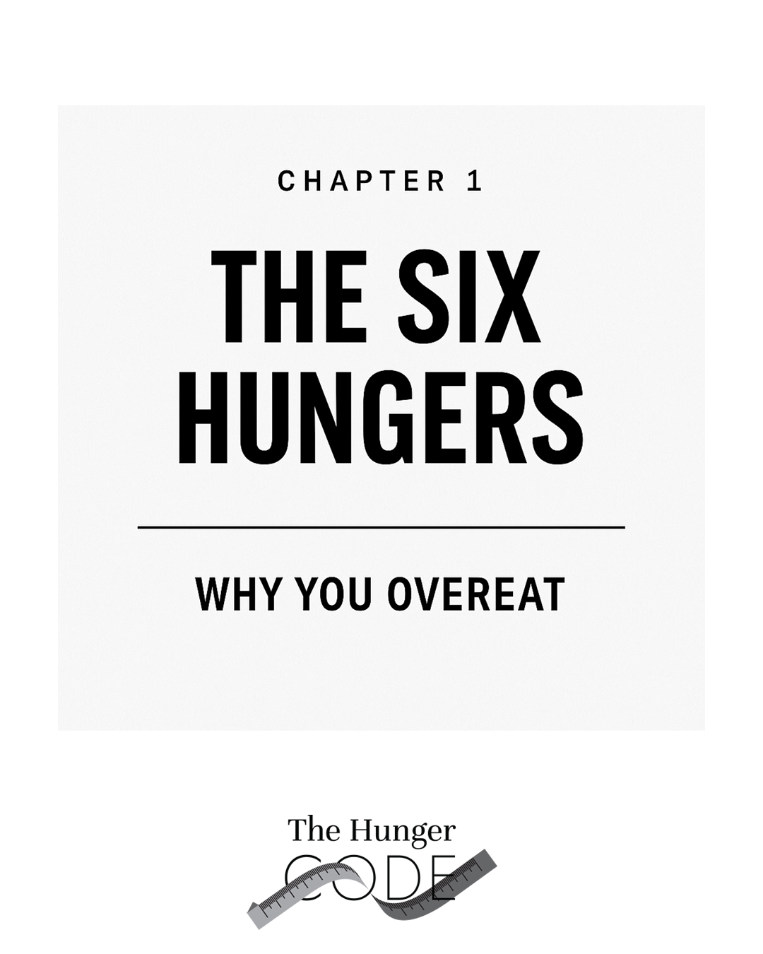 The Six Hungers - The hunger Code book